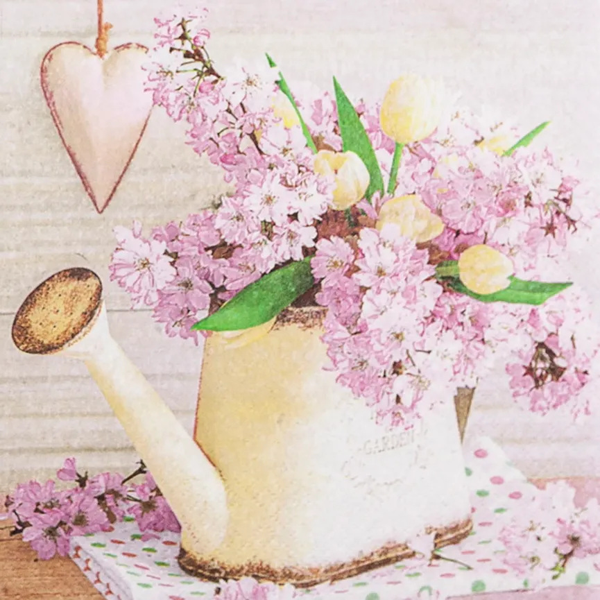Serviette "Watering Flowers" hauptaufnahme