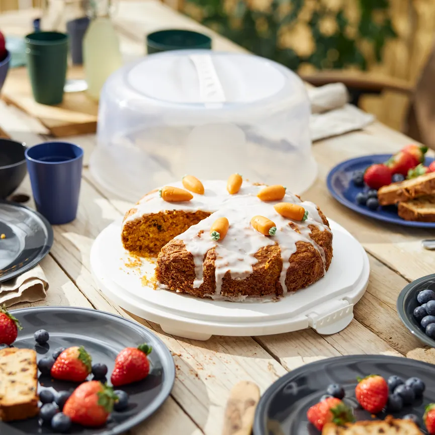 Tortenglocke hoch Fresh weiß milieu