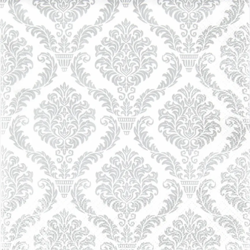 Serviette "Elegant" silber hauptaufnahme