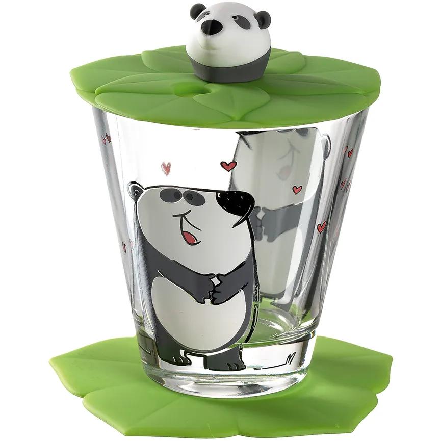 Trink-Set "Bambini" Panda material_farbe