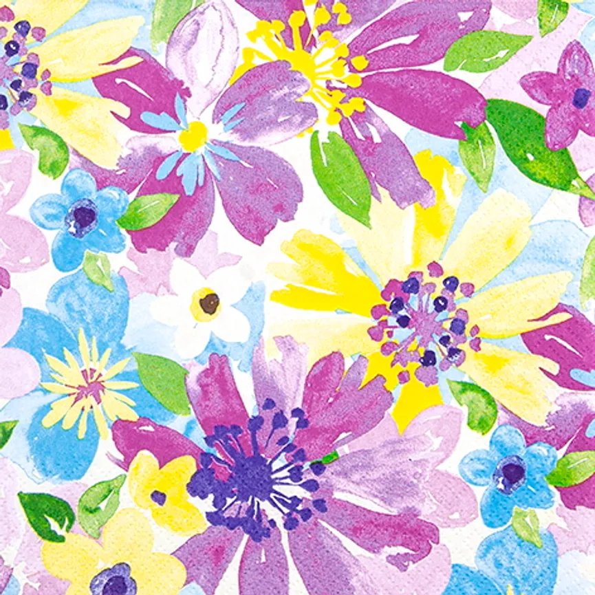 Serviette "Vibrant Blossoms" hauptaufnahme