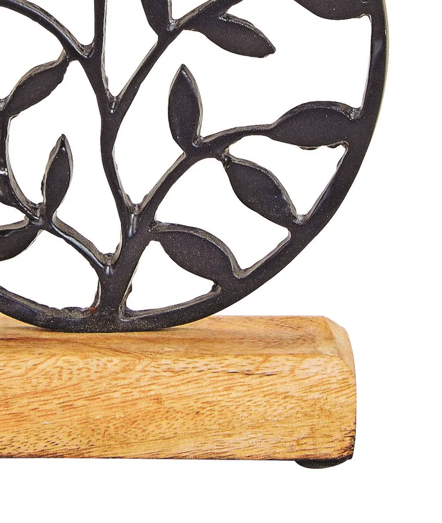 Figur "Baum" schwarz-natur S detail