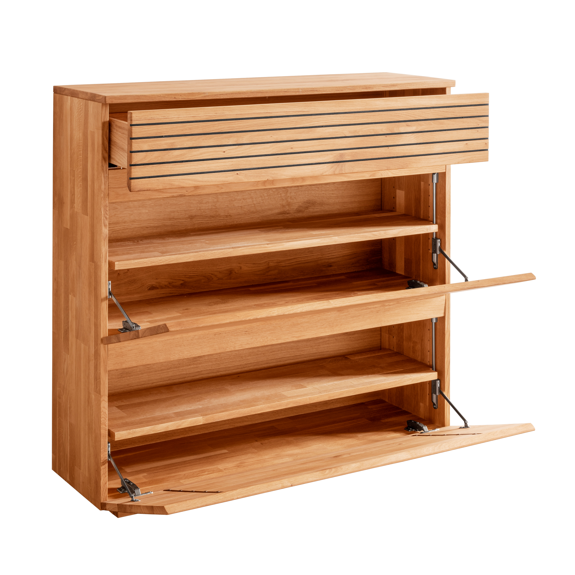 Schuhklappenkommode detail