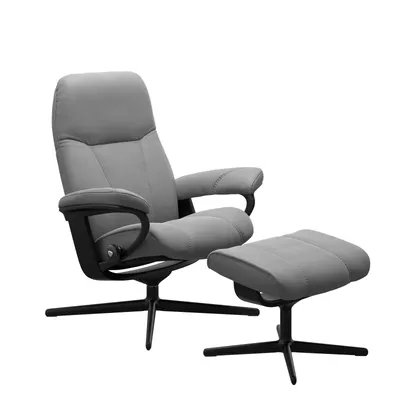 Sessel mit Hocker