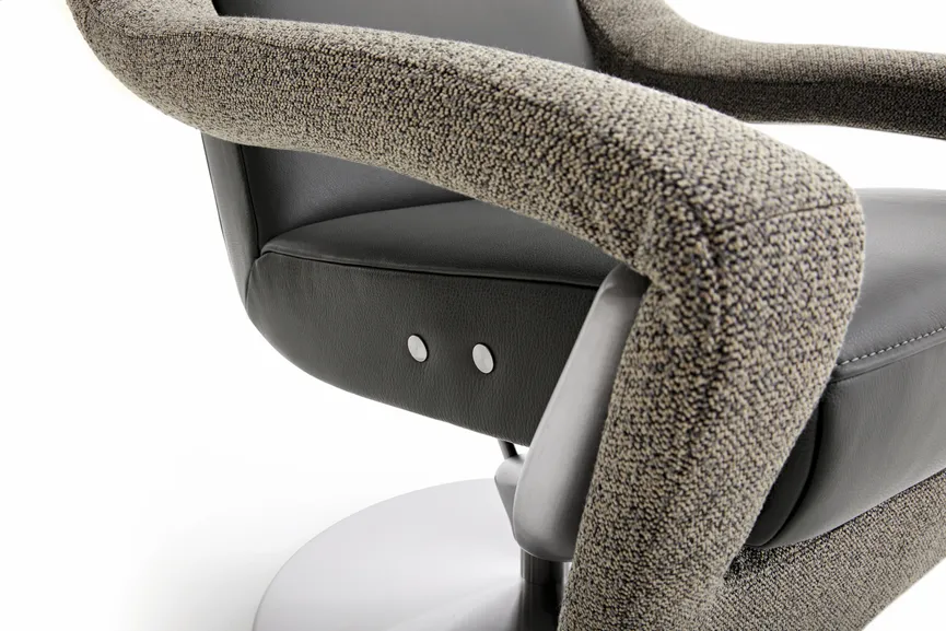 Sessel Yoko-3 DT nickel detail