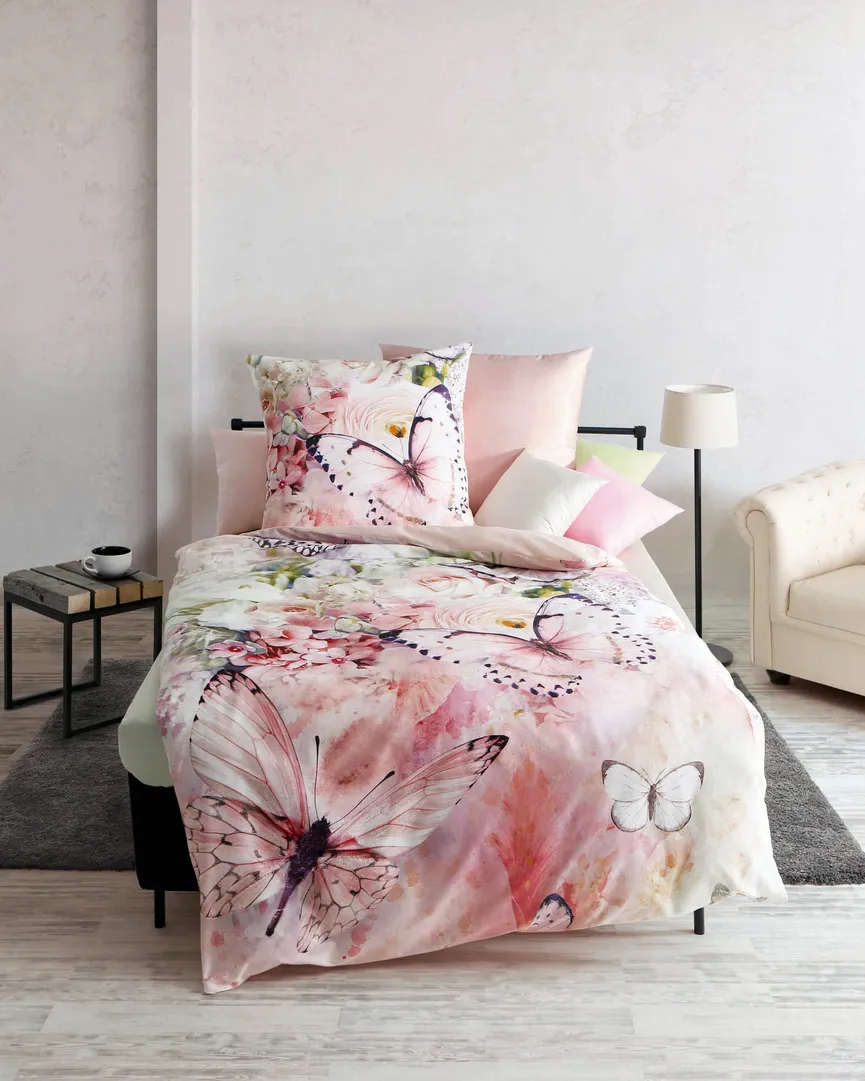 Satin-Bettw. Granada 135x200 milieu