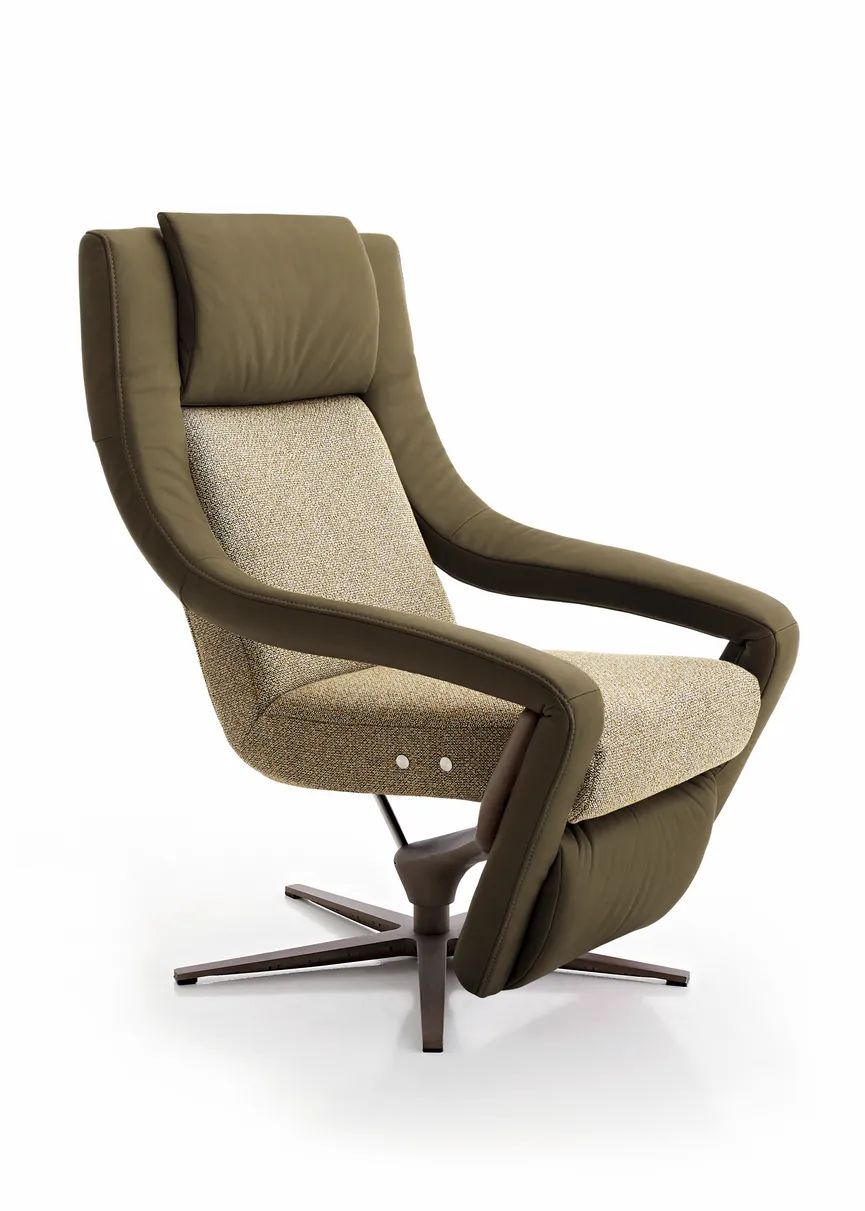 Sessel Yoko-2 DK bronziert hauptaufnahme