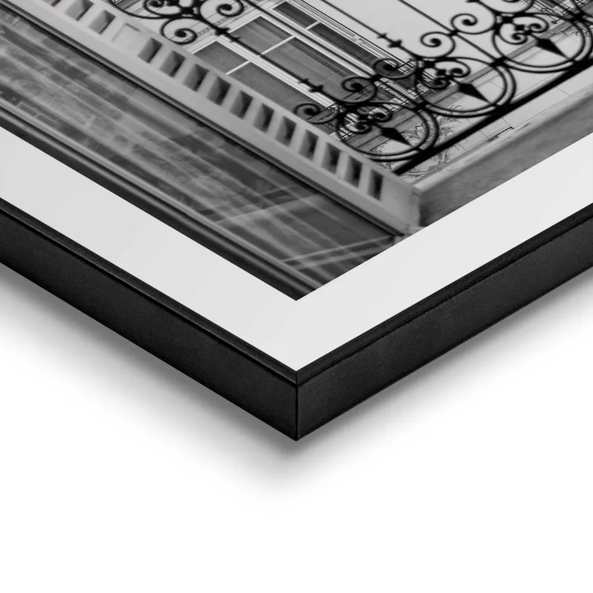 Bild gerahmt "Classic Balcony" detail