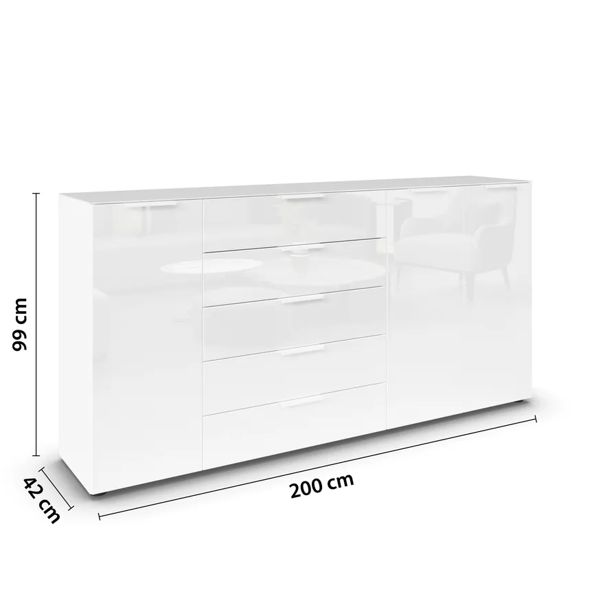 Kommode 3T/5S detail