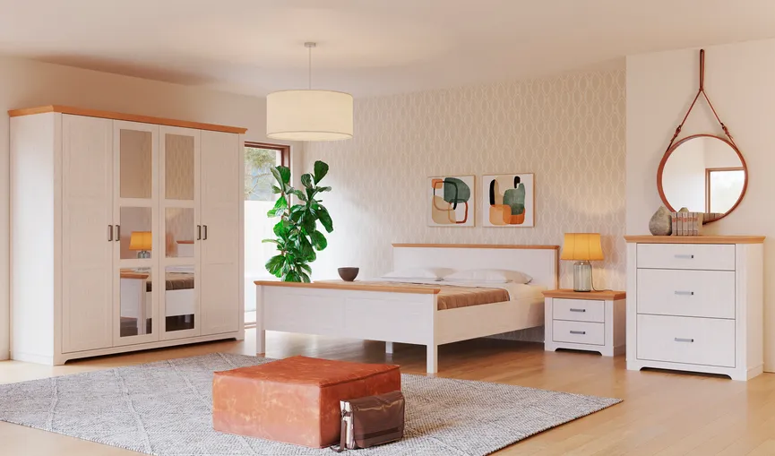 Bett LF 140 x 200 cm milieu