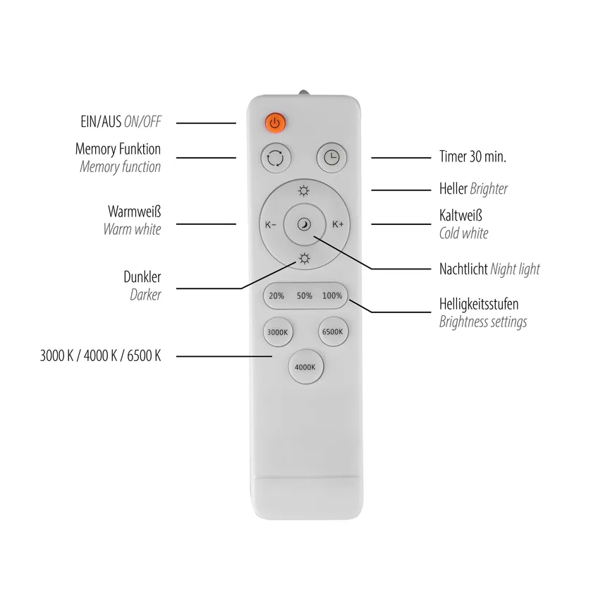 Deckenleuchte "TAVOLI" detail