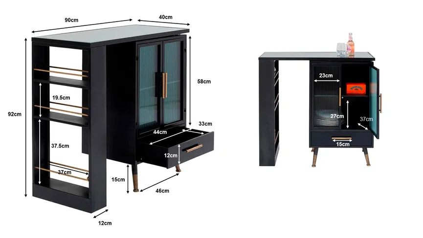 Barschrank detail
