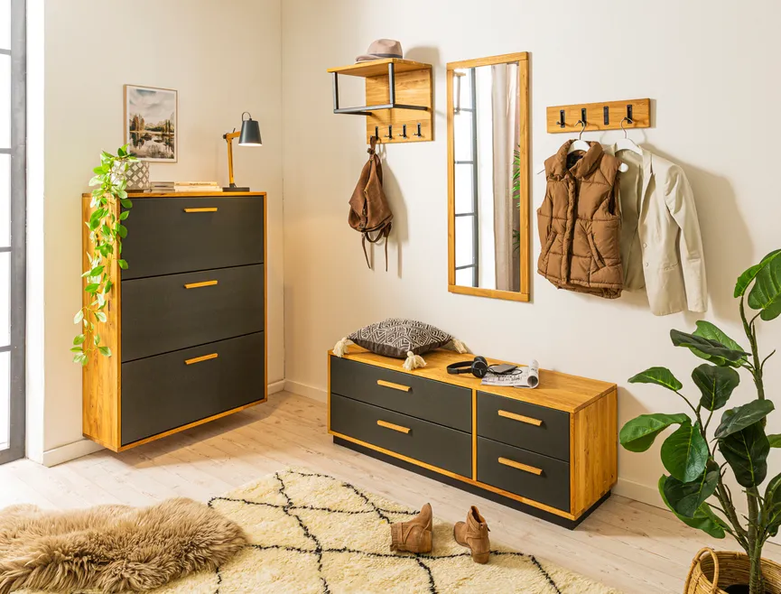 Wandgarderobe milieu