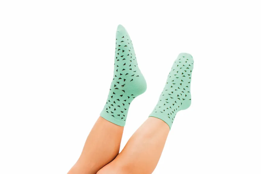Socken "Eiscreme" mint detail