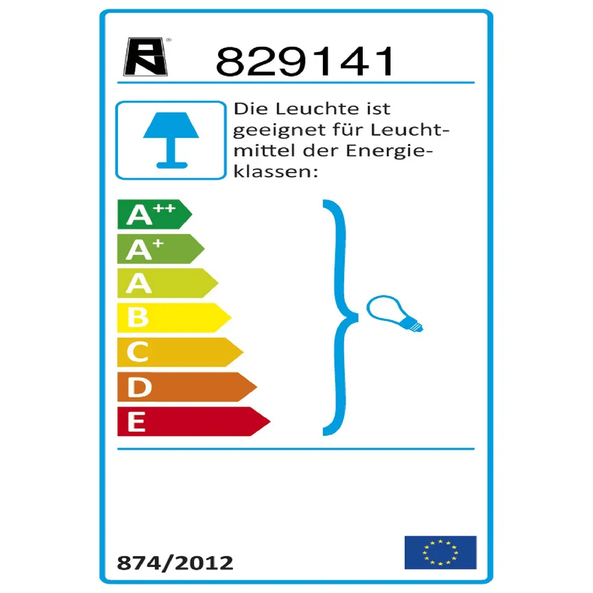 Stehleuchte "Greta" energielabel