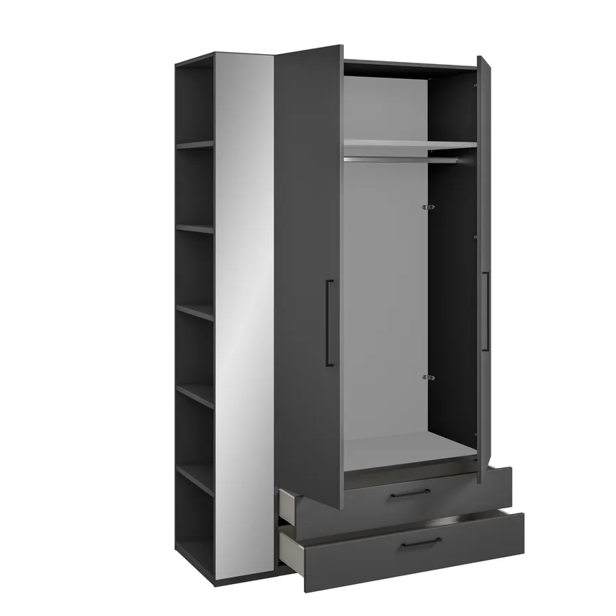 Kleiderschrank 2-trg. detail