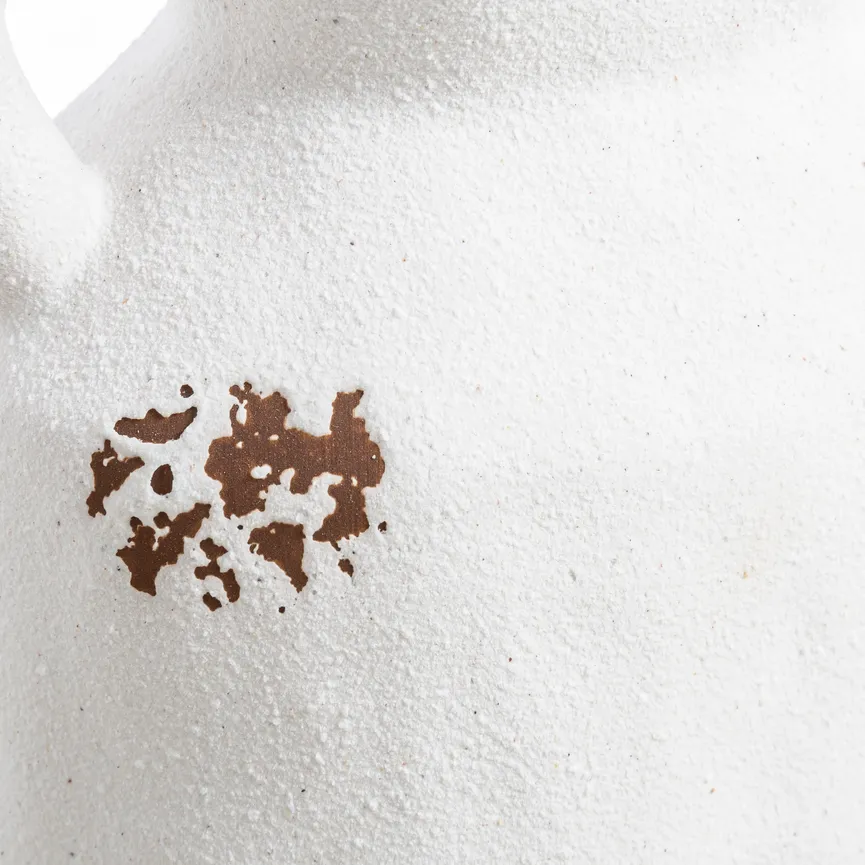 Vase "Krug" weiß material_farbe