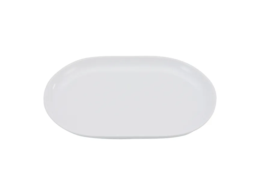 Servierplatte "Piatta" S weiß detail