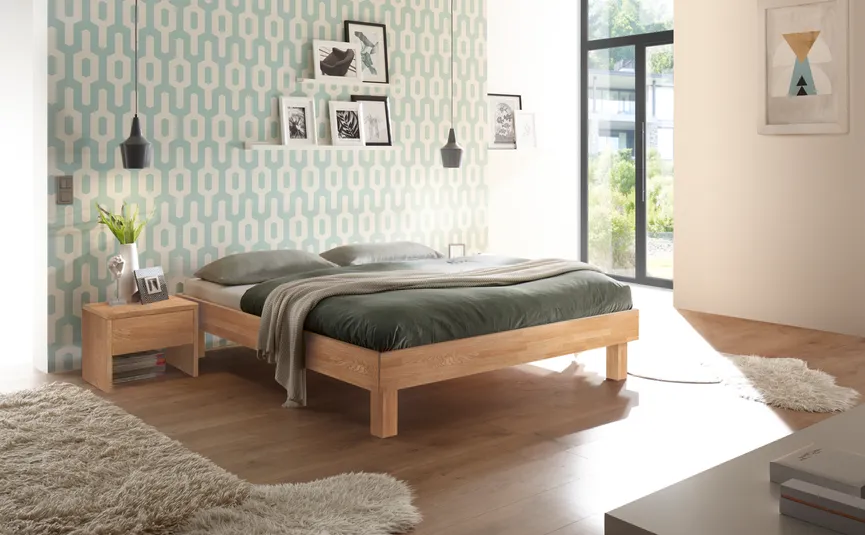 Bett 90x200 cm milieu