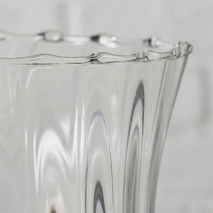 Vase "Louna" transparent detail