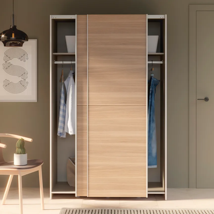 Schwebetürenschrank 2-trg. detail