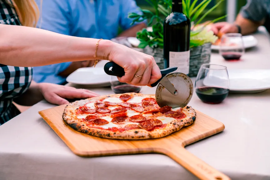 Pizzaschneider detail