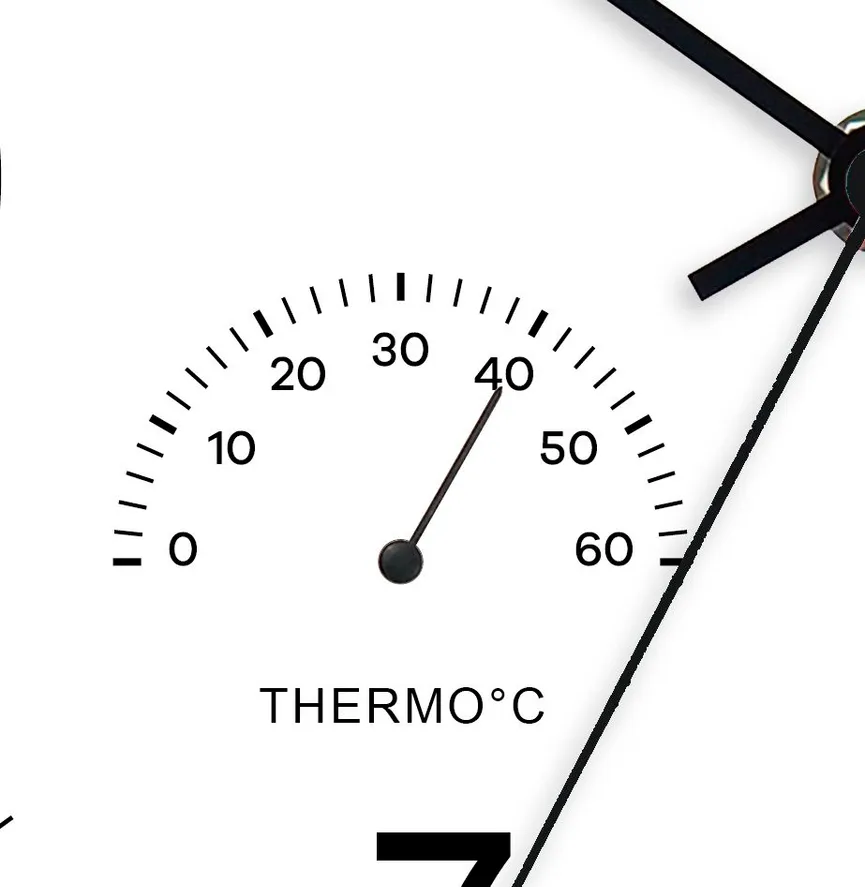 Quarz-Wanduhr detail