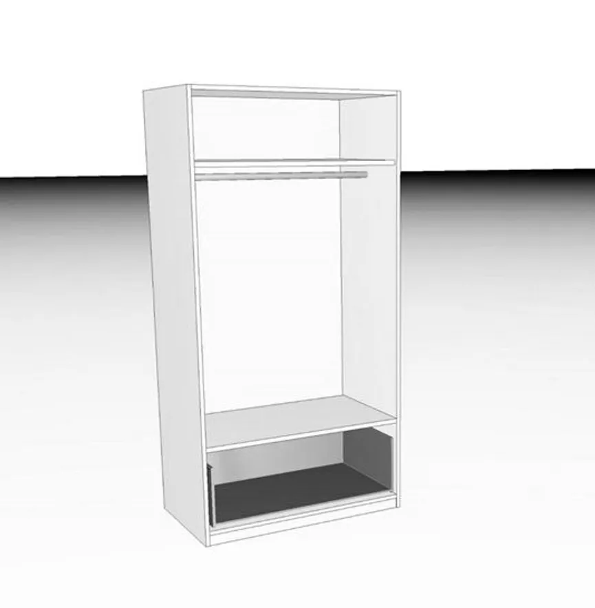 Drehtürenschrank Basic detail