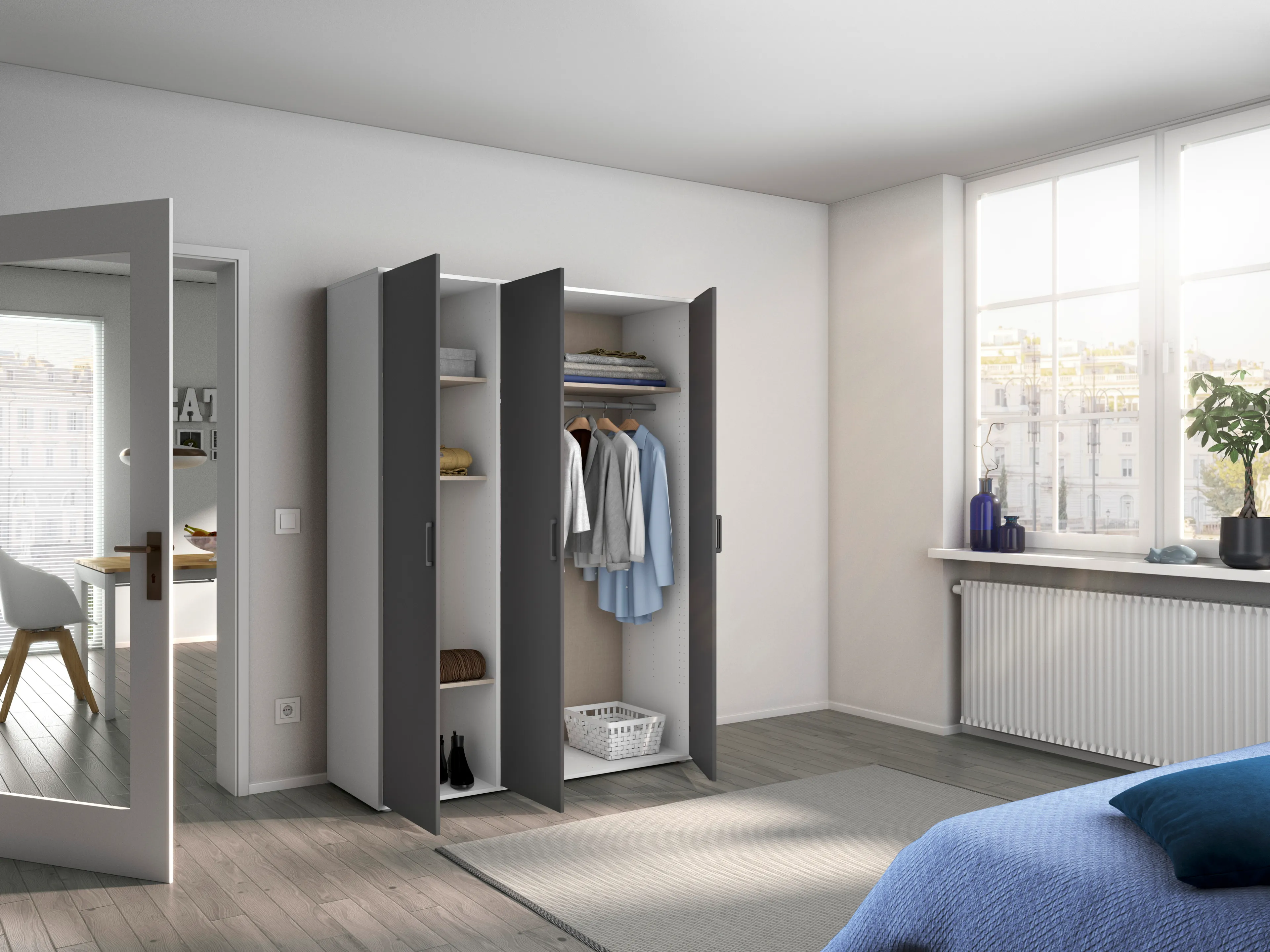 Kleiderschrank Voyager 140 x 194 cm