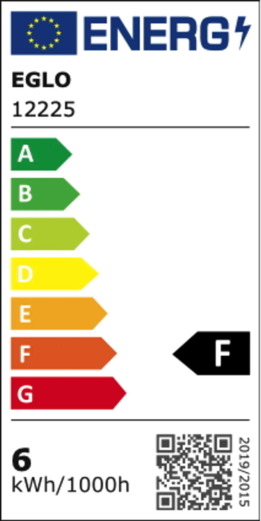 E27/6W LED Globe "Connect-Z" energielabel