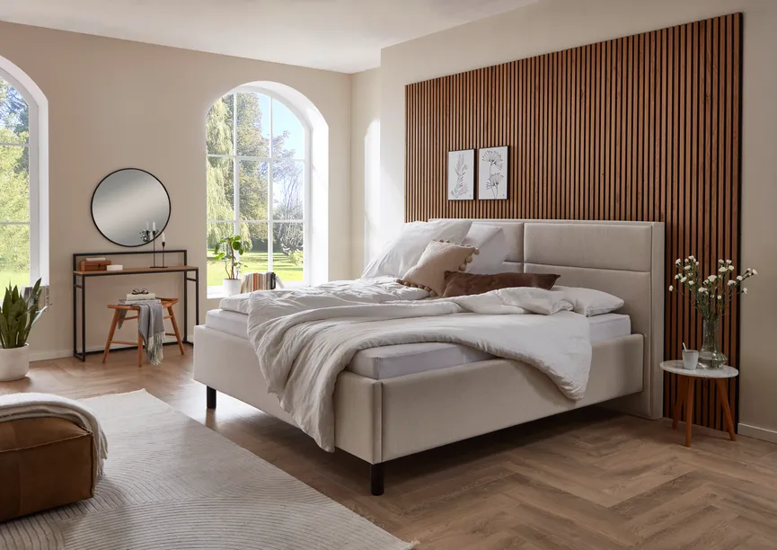 Polsterbett mit Lift-Funktion detail