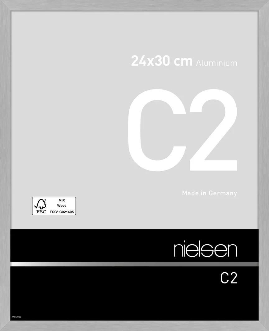Rahmen C2 Str.Silber 24x30 cm hauptaufnahme