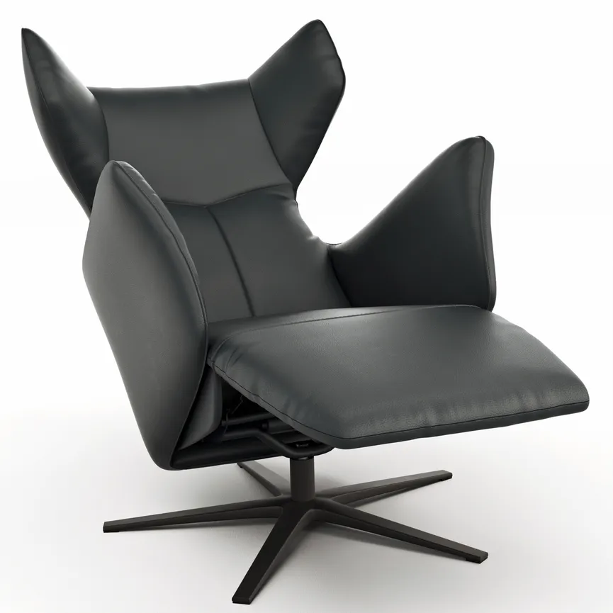 Relaxsessel mit Fußstütze detail