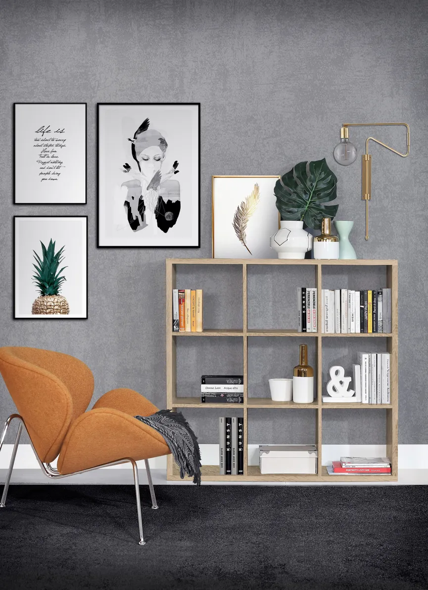 Raumteiler 3x3 milieu