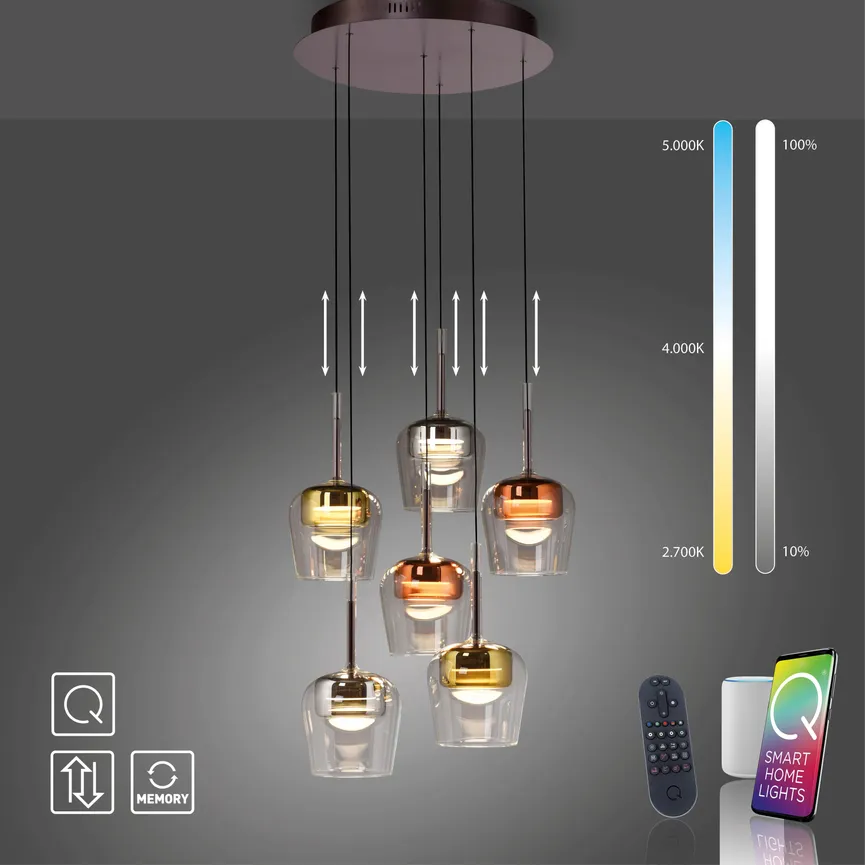 Pendelleuchte "Q-Kon" detail