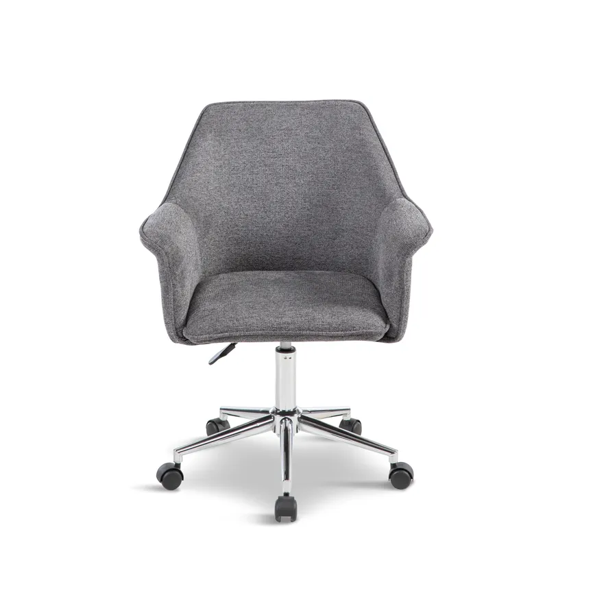 Drehstuhl grau detail