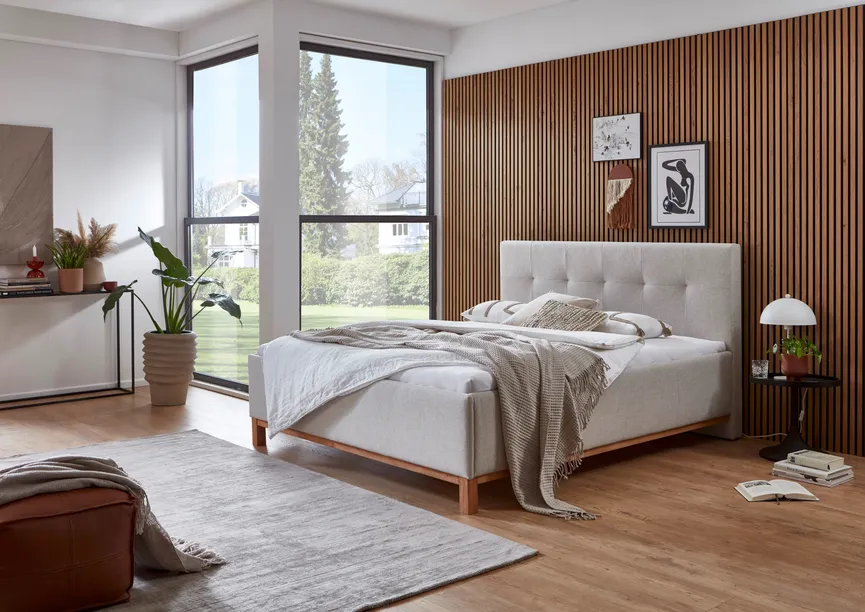 Polsterbett 180x200 milieu