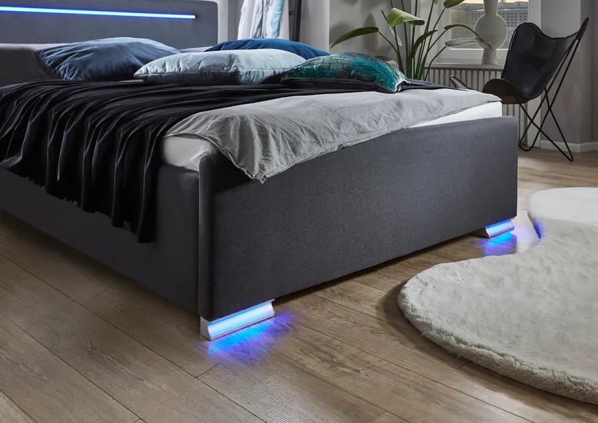 Polsterbett 120x200cm milieu