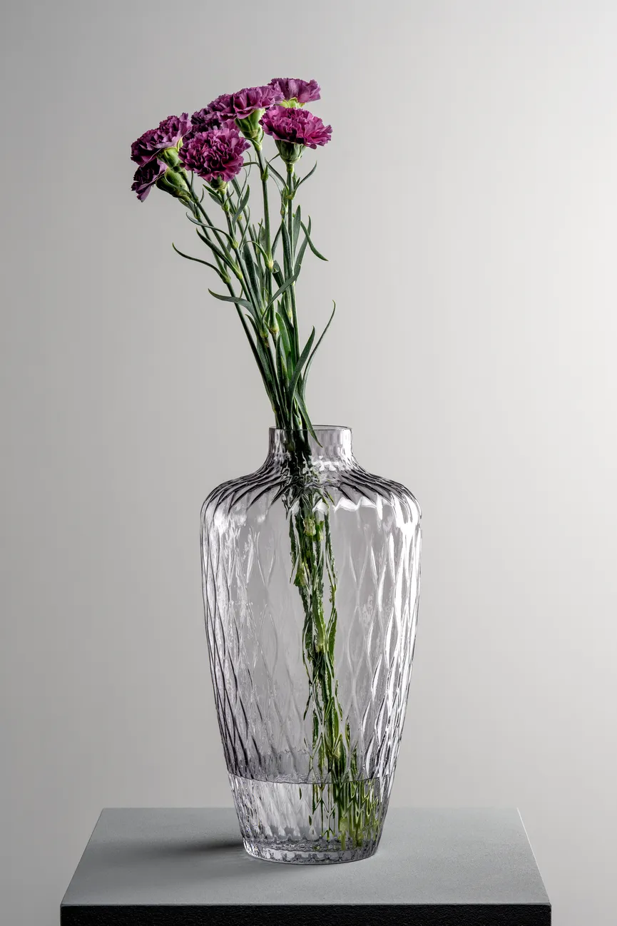 Vase "Giulia" grau milieu