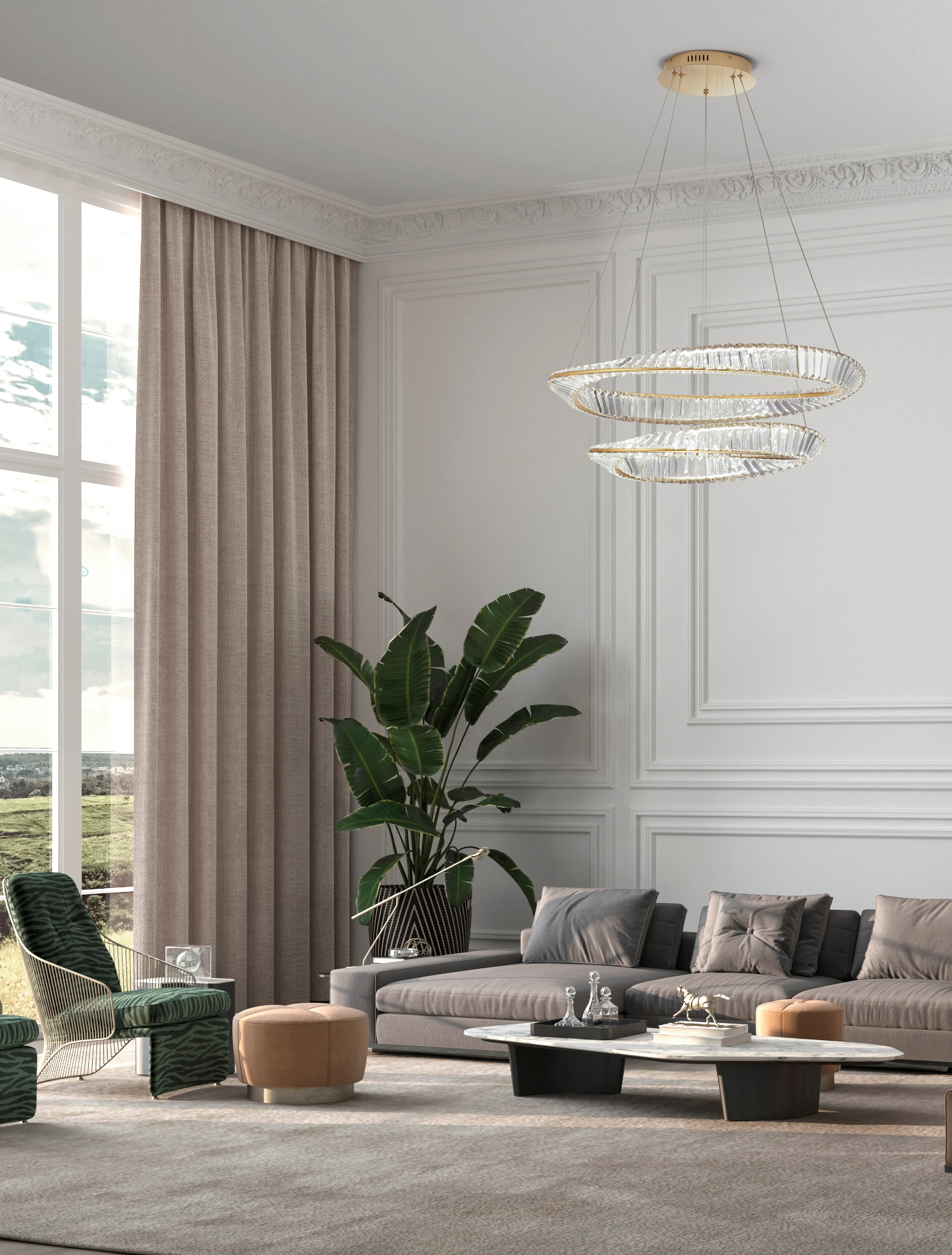 LED-Pendelleuchte Aurelia