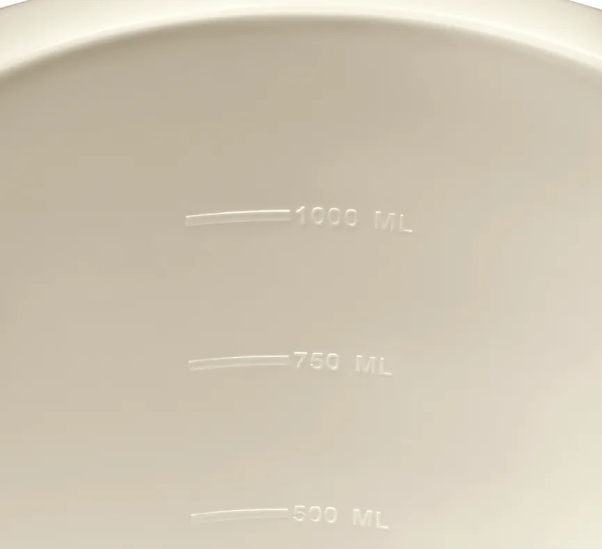 Rührbecher 1 L rot detail