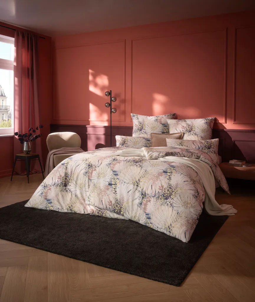 Satin-Bettw. Amira 135x200 milieu