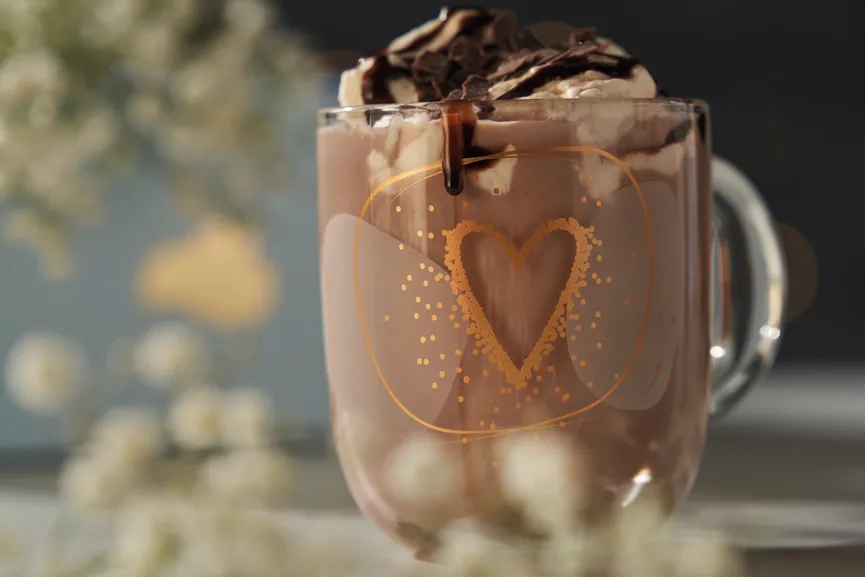 Becher "Love" 2er-Set milieu