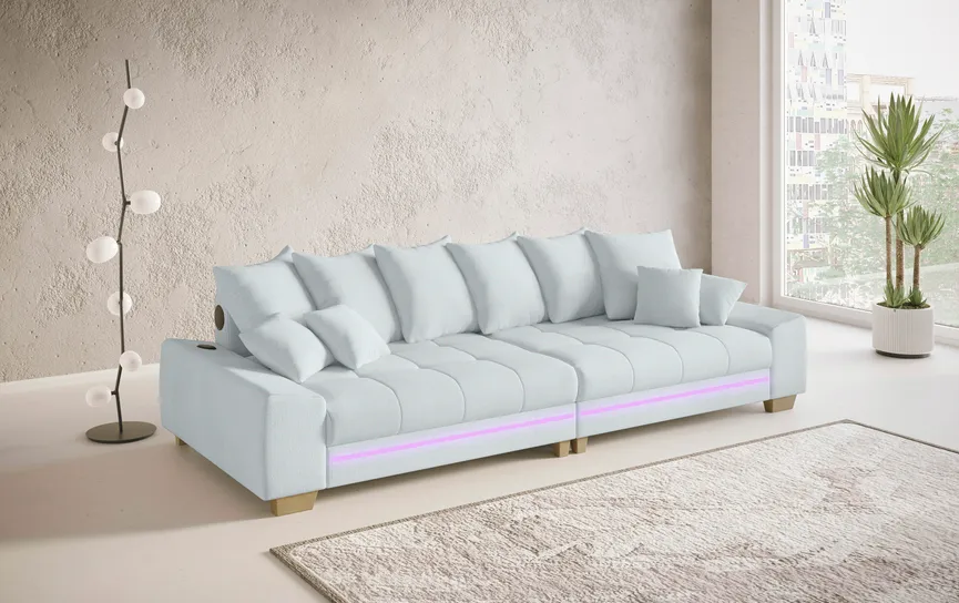 Bigsofa+LED+Soundsystem milieu