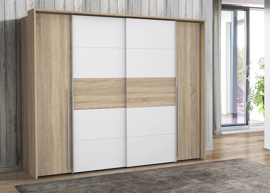 Schwebe-/Drehtürenschrank milieu