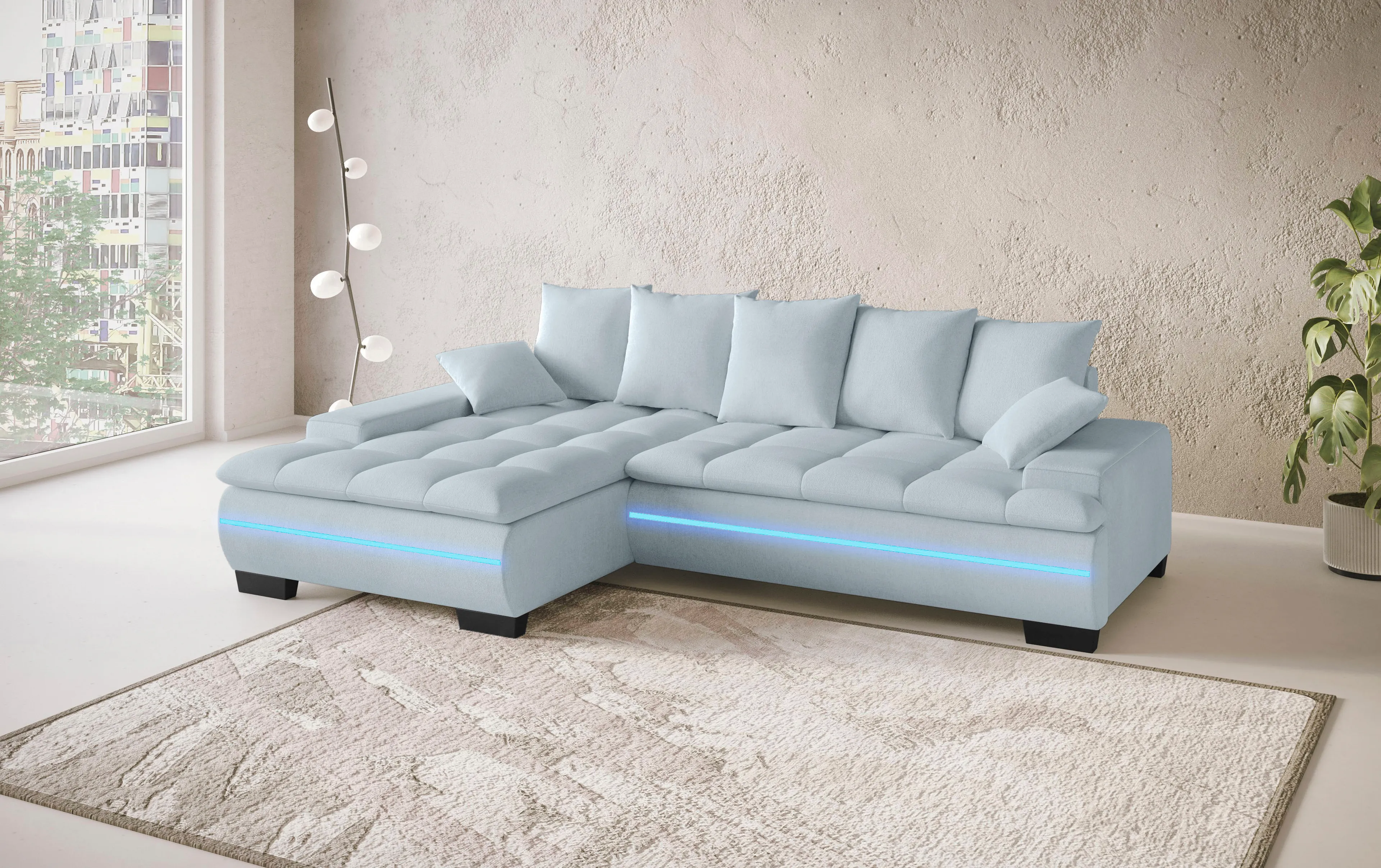 Ecksofa mit LED-Beleuchtung Haiti II