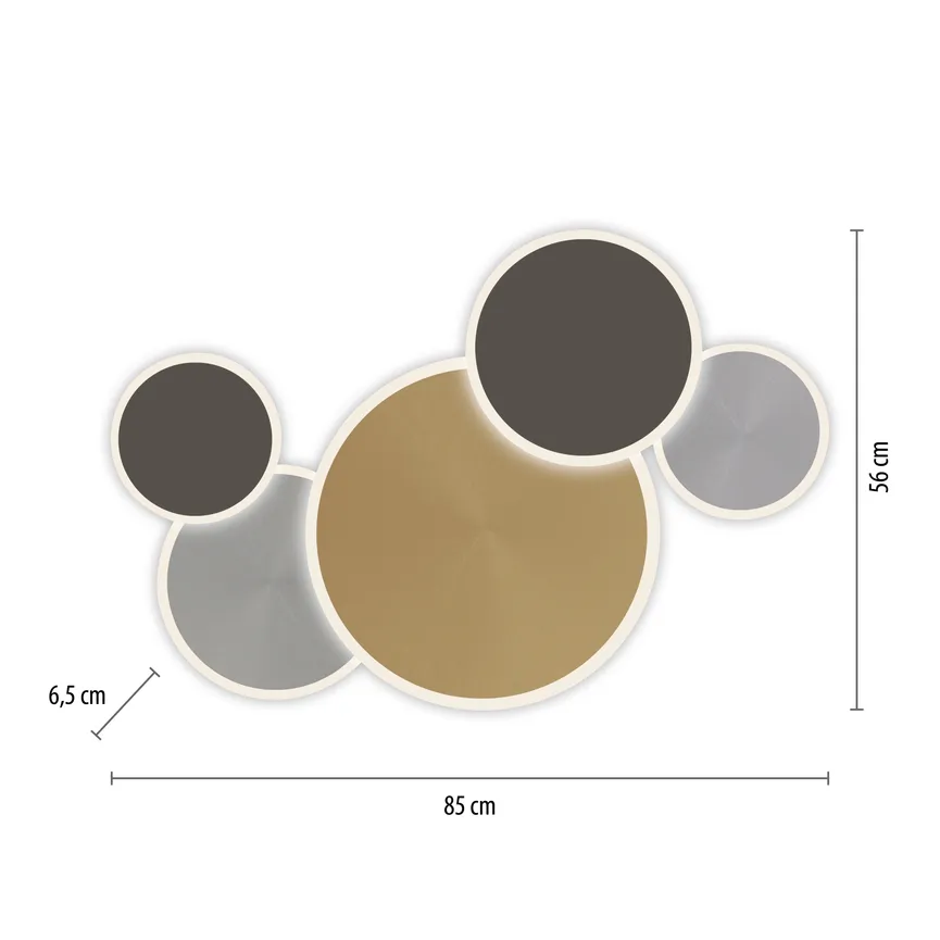 Deckenleuchte "Q-Piatto" detail