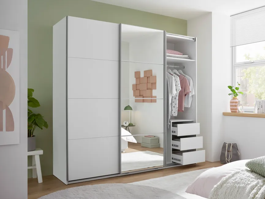 Schwebetürenschrank 3-trg. detail