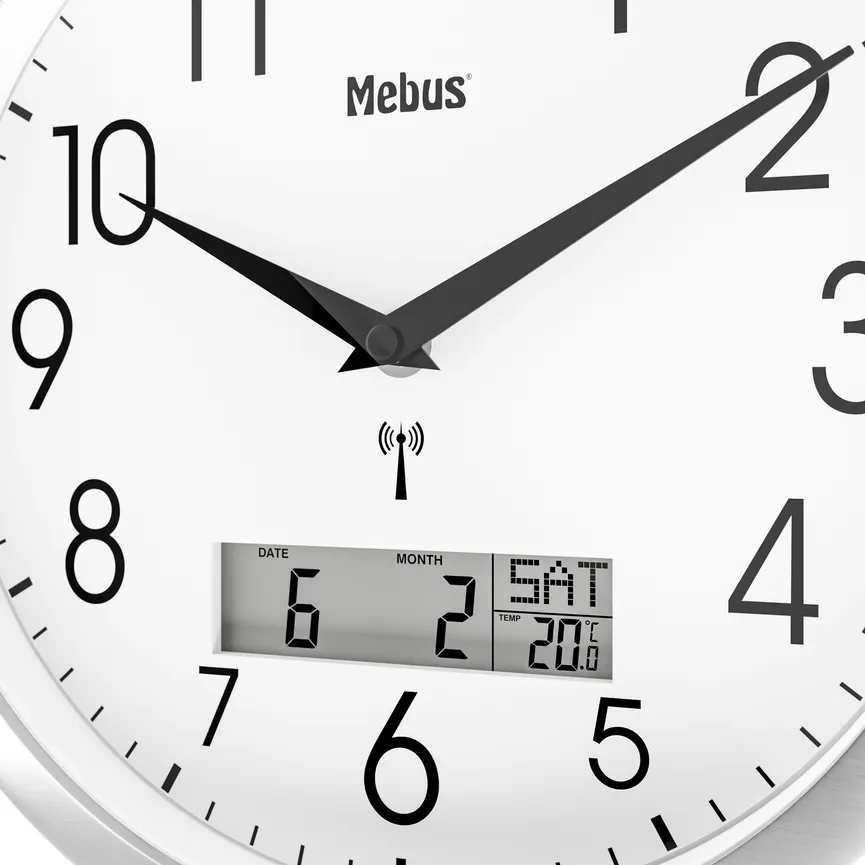 Funk-Wanduhr detail