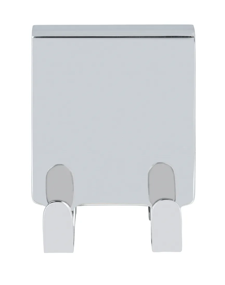 Doppel-Duschhaken glänzend detail